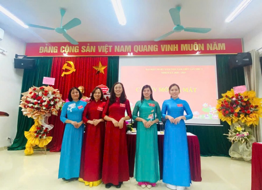Chi bộ Trường Mầm non Nam Tiến tổ chức Đại hội Chi bộ Nhiệm kỳ 2025-2027