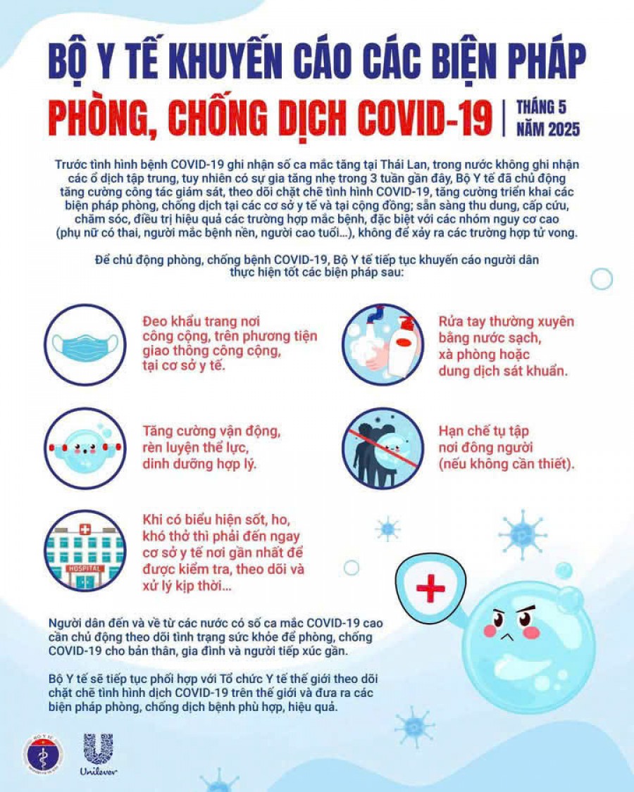 KHUYẾN CÁO PHÒNG CHỐNG DỊCH COVID-19 TRƯỜNG MẦM NON NAM TIẾN